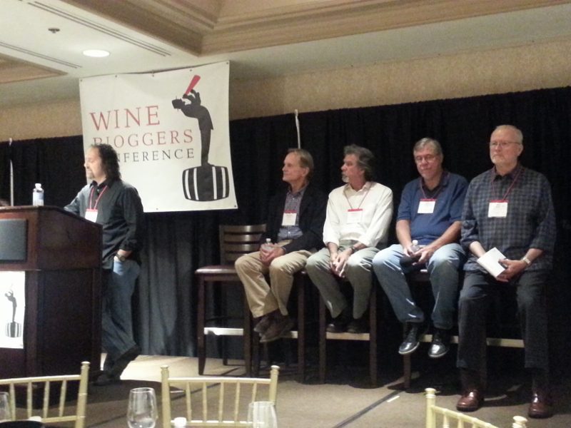 Larry Schaffer leads a panel with Bob Lindquist, Richard Sanford, Rick Longoria, Ken Brown