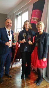 Herve Robert Rousseau and Cecile Bonnefond of Piper Heidsieck 