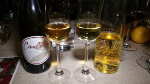 2012 Cima Collina Tondre Grapefield and 2010 Scheid Vineyard Late Harvest Rieslings