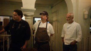Chefs John Cox, Neal Fraser and Tim Walter