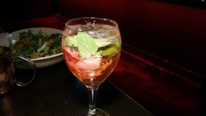The Abbey Modern Lemon Strawberry Basil Gin and Tonic